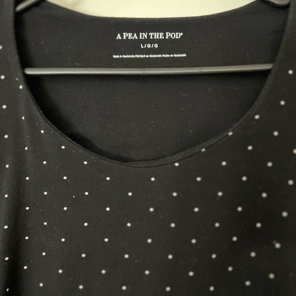 A Pea in the Pod Women's Maternity Polka Dot Shirt Size Large - Picture 4 of 5
